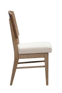 BAB-DC-2-98-K Panel Back Dining Chair Upholstered Seat