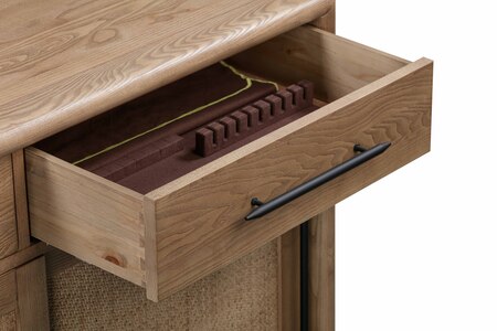 BAB-DC-9-01-0 Server - Dark Caramel Finish