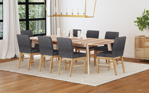 ESM-NT-6-30-0 Natural Hickory Leg Dining Table