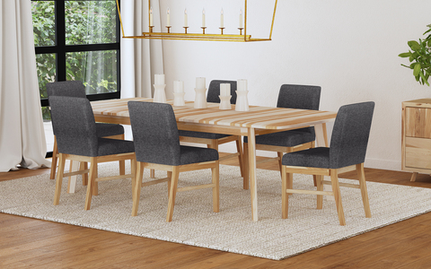 ESM-NT-6-30-0 Natural Hickory Leg Dining Table
