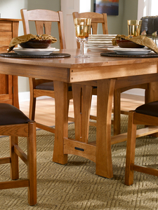 CATAM6300 42" x 60" Trestle Dining Table