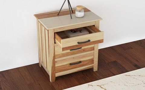 GAL-NH-5-75-0 3 Drawer Nightstand