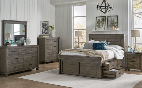 GLPGR5051 Queen Captain Bed