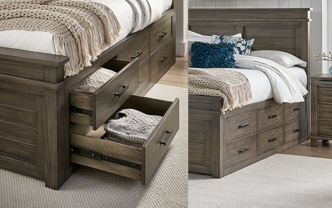 GLPGR5251 California King Captain Bed