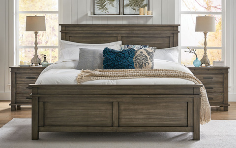 GLPGR5130 King Panel Bed