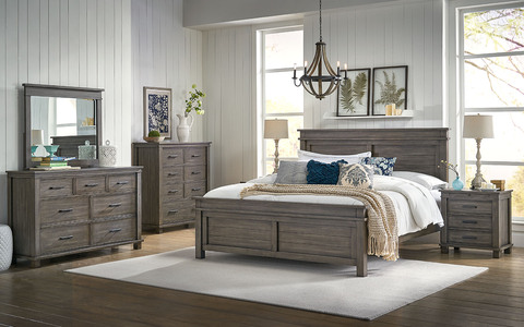 GLPGR5030 Queen Panel Bed