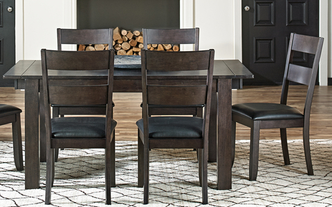 MRPWG255K Ladderback Dining Chair with Upholstered Seat