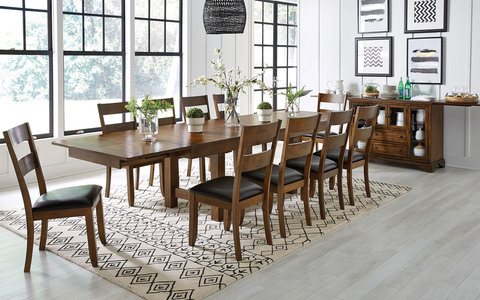 MRPRW255K Ladderback Dining Chair with Upholstered Seat