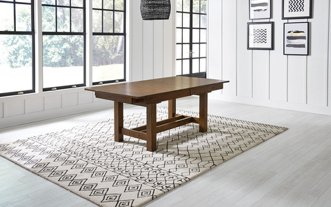 MRPRW6081 40" x 78" Trestle Table w/ Butterfly Leaves