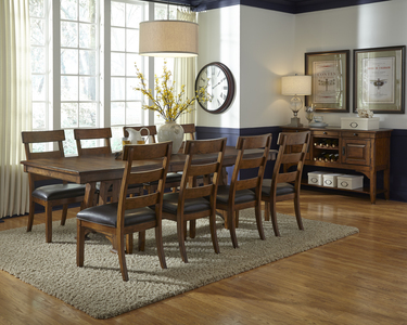 OZAMA6320 40" x 72" Trestle Dining Table