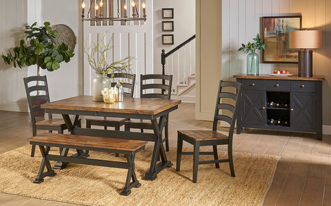 STOBL6300 Trestle Dining Table