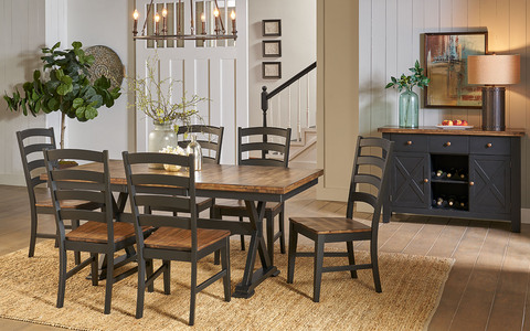 STOBL6300 Trestle Dining Table