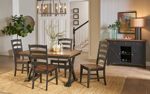 STOBL6300 Trestle Dining Table