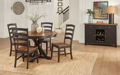 STOBL6250 Oval Extension Dining Table