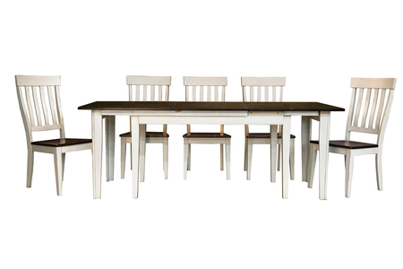 TOLCH617L 38 x 61" Leg Table with 3 - Leaves