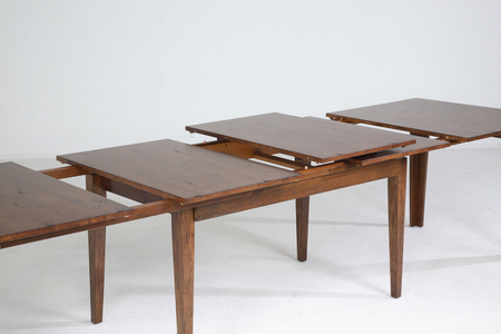 TOLRA617L 38" x 61" Leg Dining Table with 3 - Leaves
