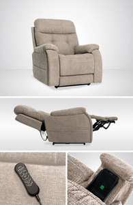 MM3712 Power Lift Recliner - 4 Motor & Heat