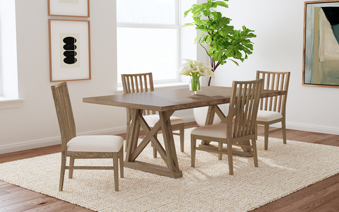 WETAC6300 Trestle Dining Table
