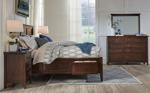 WSLCB5091 Queen Storage Bed Frame