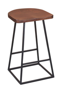 Clement Walnut Counter Height Stool