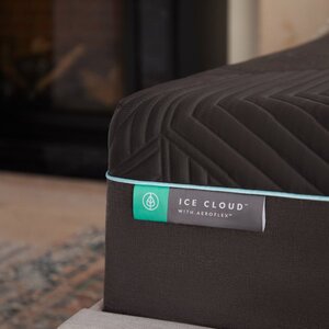 Adjustable base compatible cooling mattress with latex and pocket coils