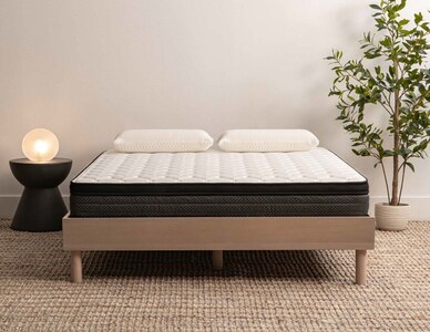 American made foam Euro top mattress shipped in a box