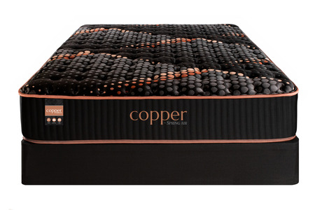 Spring Air Copper Hybrid Firm Quilted Mattress with cooling copper cover and hybrid support