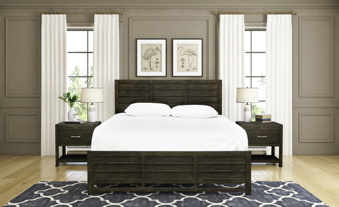 KEZ-CC-5-13-0 King Panel Bed Frame