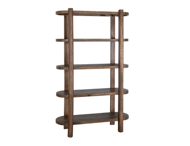 IFD4221BKS 4 Shelves, Bookcase "Balam"