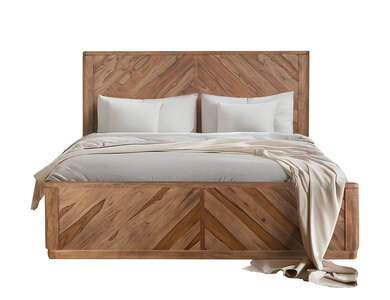 Bed - Queen Size, Brown "Balam"