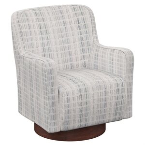 U906-04-14 Swivel Chair with Wood Base - Mist