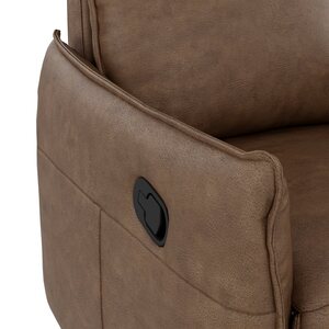 U7542-04-15 Manual Recliner - Brown Sanded