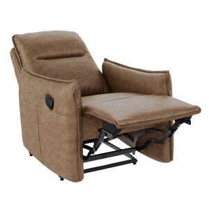 U7542-04-15 Manual Recliner - Brown Sanded
