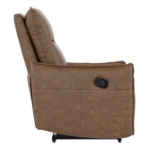 U7542-04-15 Manual Recliner - Brown Sanded