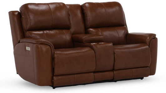 72785B Power Headrest & Lumbar Recliner Console Love