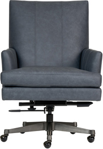 A18-3681 Adler Executive Desk Chair - Venetian Blue Leather