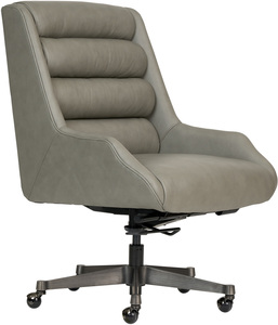 A13-3681 Drew Executive Desk Chair - Luxe Grey Leather