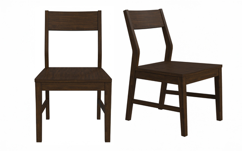 BERCF293K Splat Back Dining Chair - Wood Seat