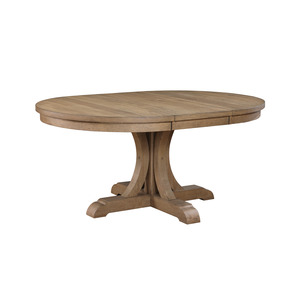 DNA14866 66" Pedestal Dining Table w/ 18" Leaf