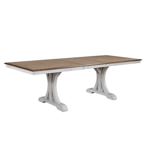 DH44096N 96In Pedestal Table W/20In Leaf