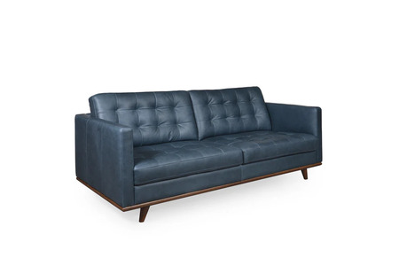 Edison Sofa - Blue Leather
