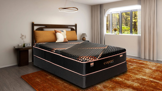 Copper Hybrid Firm Smooth Top Mattress by Spring Air