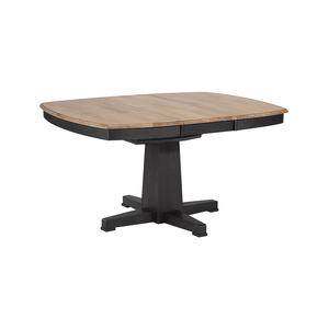 DBF14257 Bakersfield 57" Pedestal Dining Table with 15" Butterfly Leaf