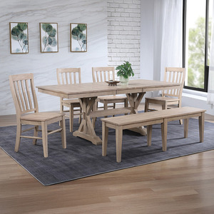 DBA13878N-DBA1553SN-DBA1555N Brookhaven 6 Piece Dining Set
