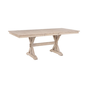 DBA13878N Brookhaven 78" Trestle Table with 18" Butterfly Leaf