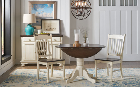 BRICO6100-BRICO267K British Isles 3 Piece Dining Set