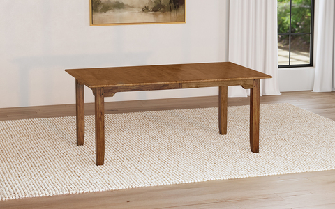 SILRU6300 Leg Dining Table with 20" Leaf