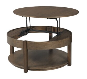 H51511D Costa Way Lift Top Round Cocktail Table