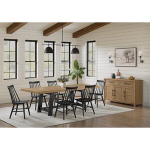 D968-15-K- D968-21-06 Charleton 7 Piece Set (1 Rectangle Table + 6 Chairs)