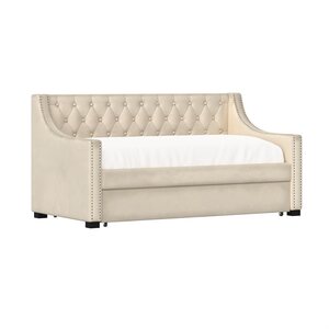 6526-DB-3A-K Complete Daybed with Trundle - Champagne